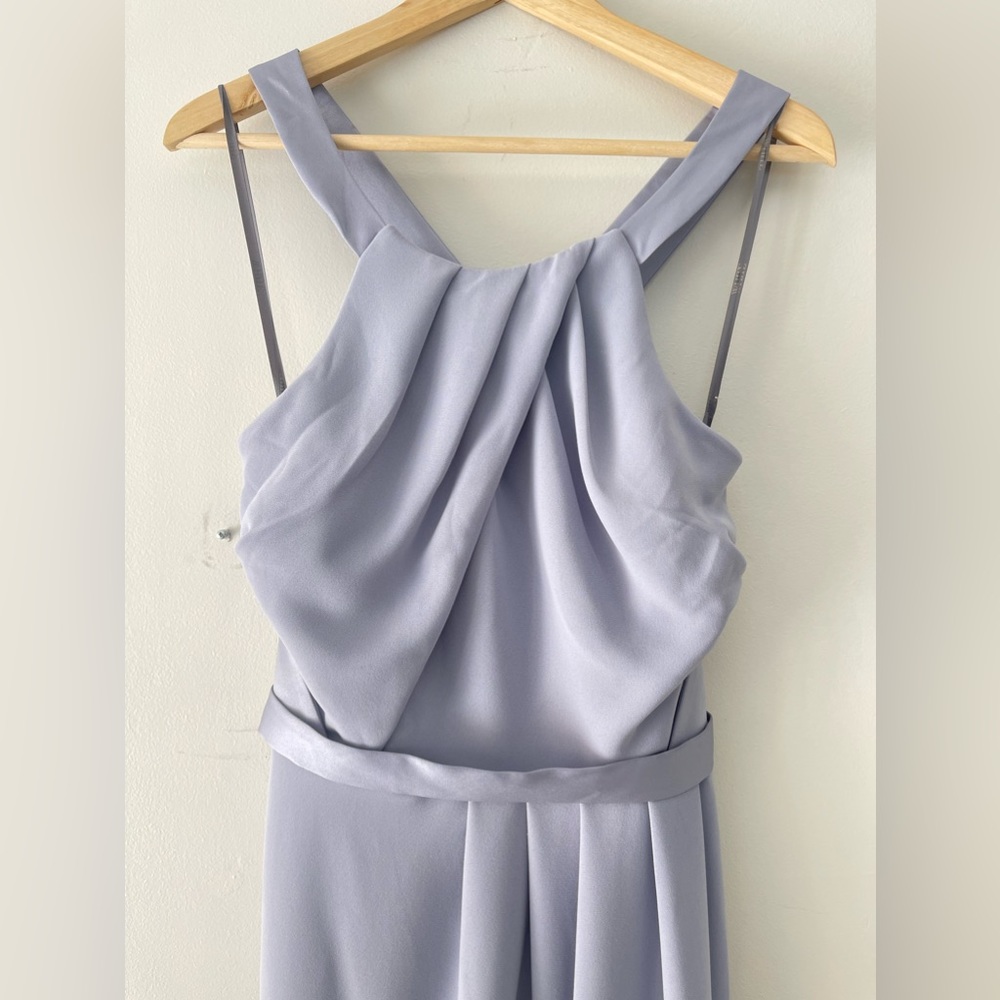 NWT Vera Wang White Halter Dress Gown - Picture 6 of 14